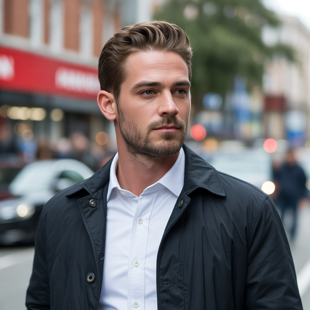 light stubble beard styles
