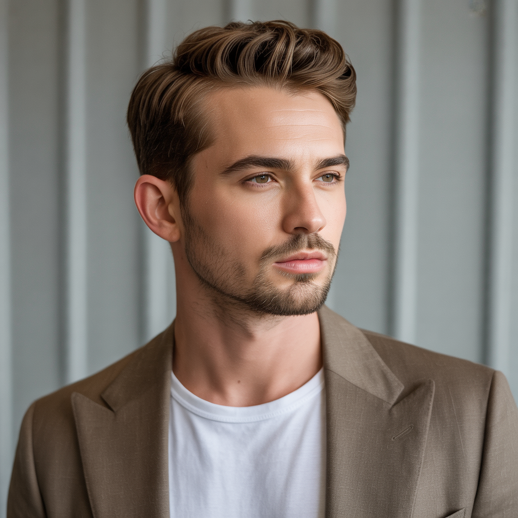 light stubble beard styles