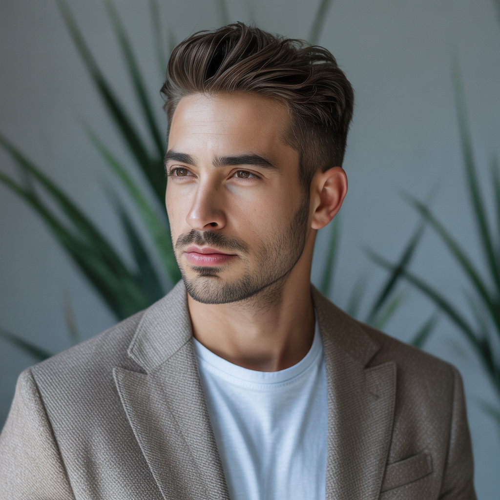 light stubble beard styles