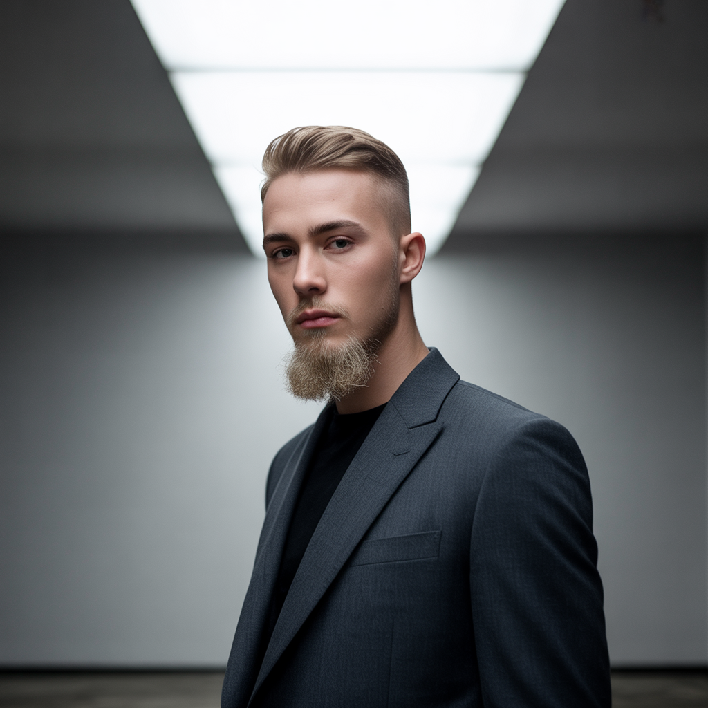 light stubble beard styles