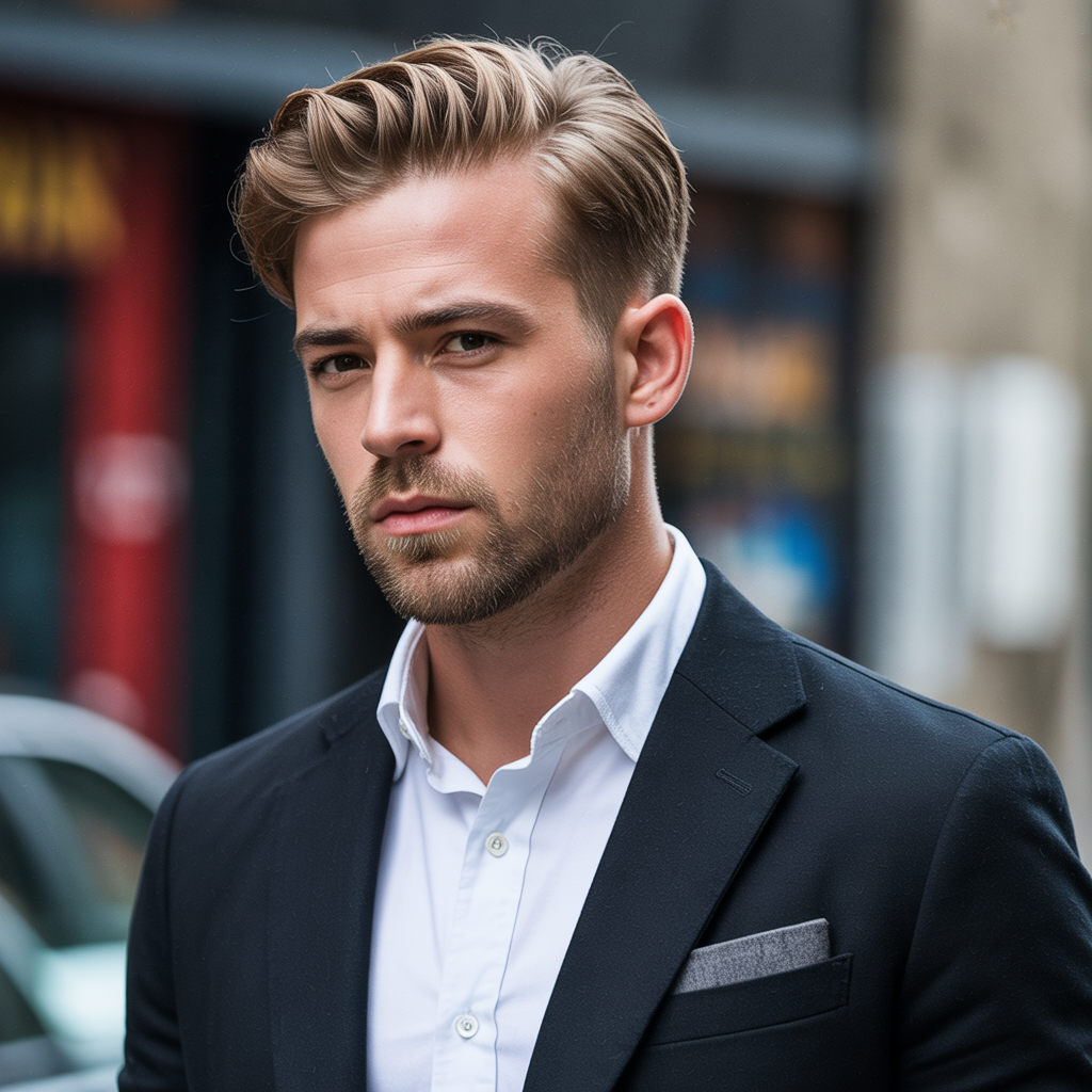 light stubble beard styles