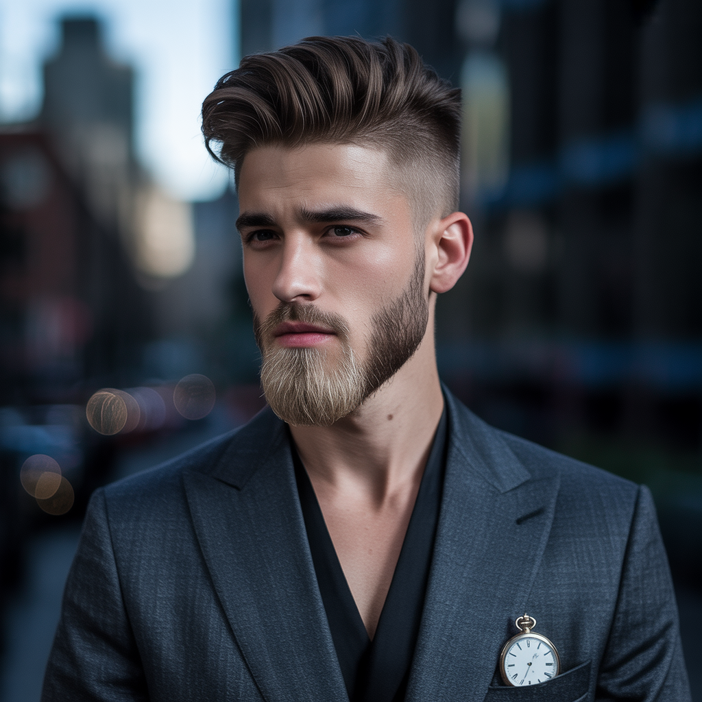 light stubble beard styles