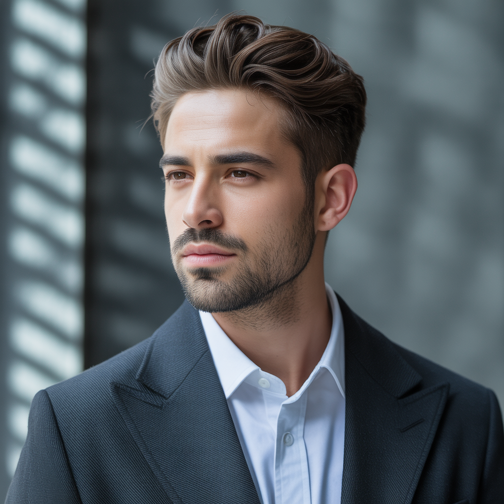 light stubble beard styles