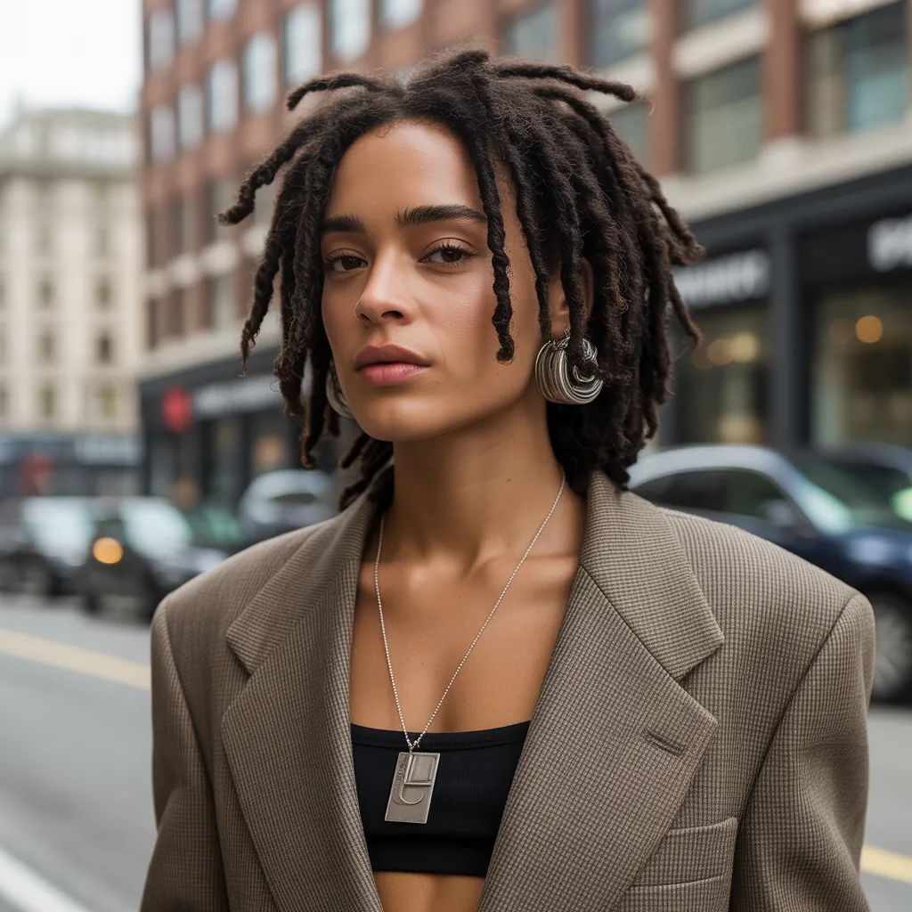 loc hairstyles for women no retwist