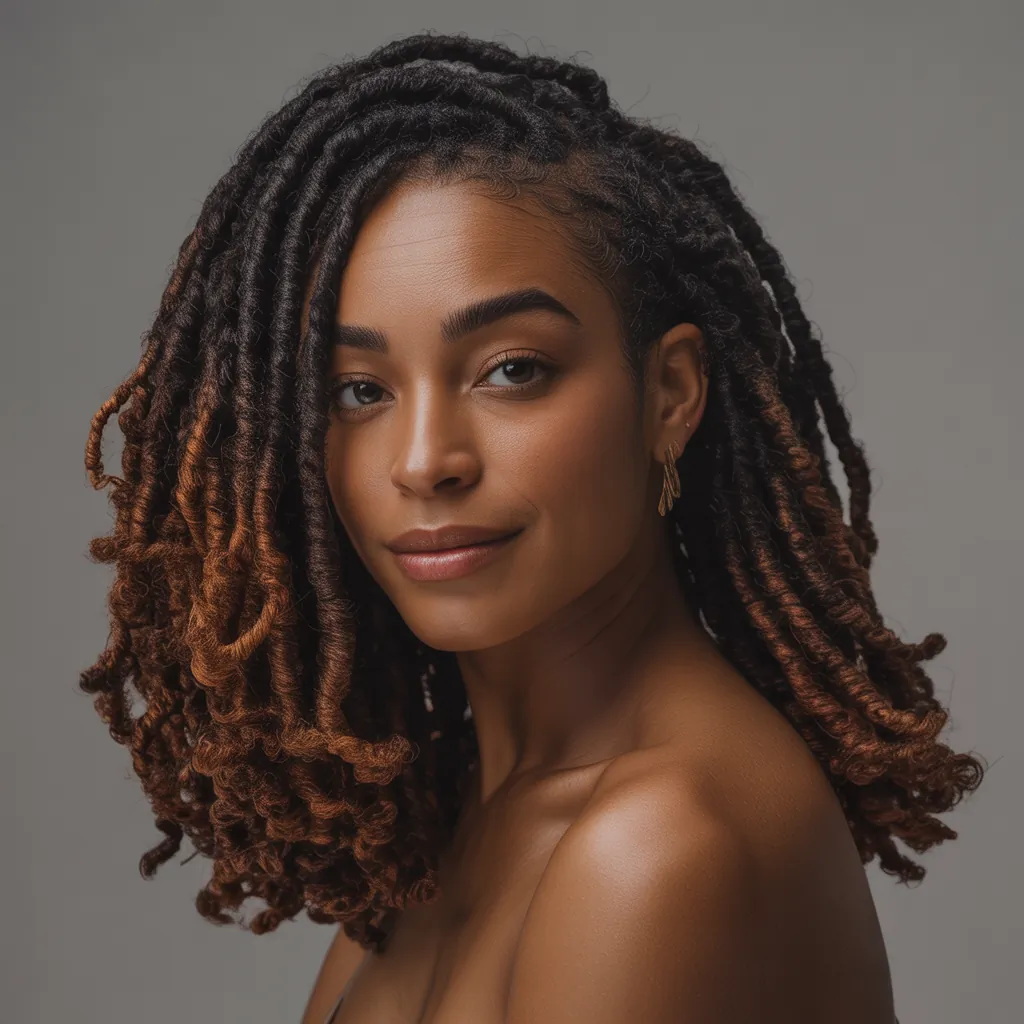 loc hairstyles for women no retwist