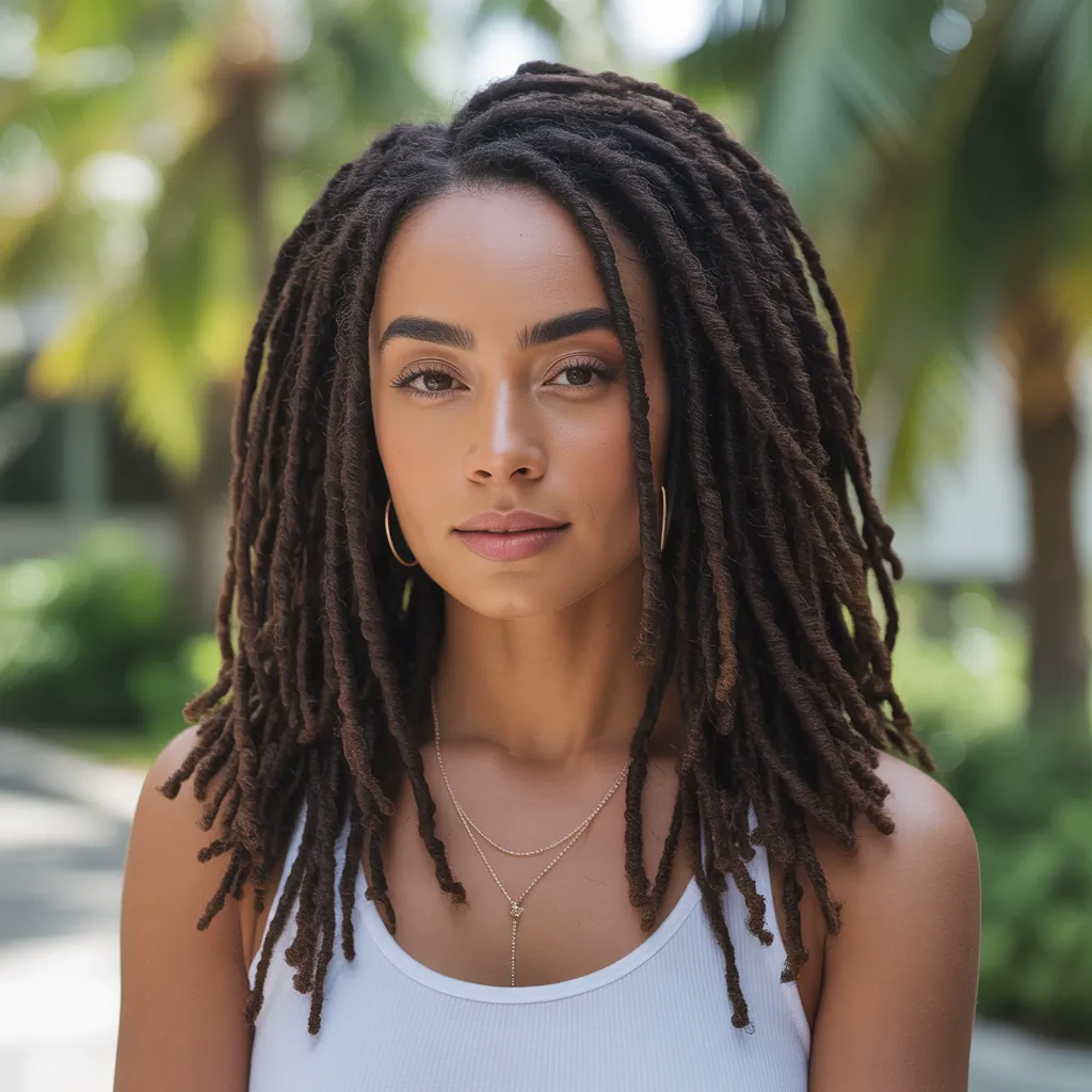 loc hairstyles for women no retwist