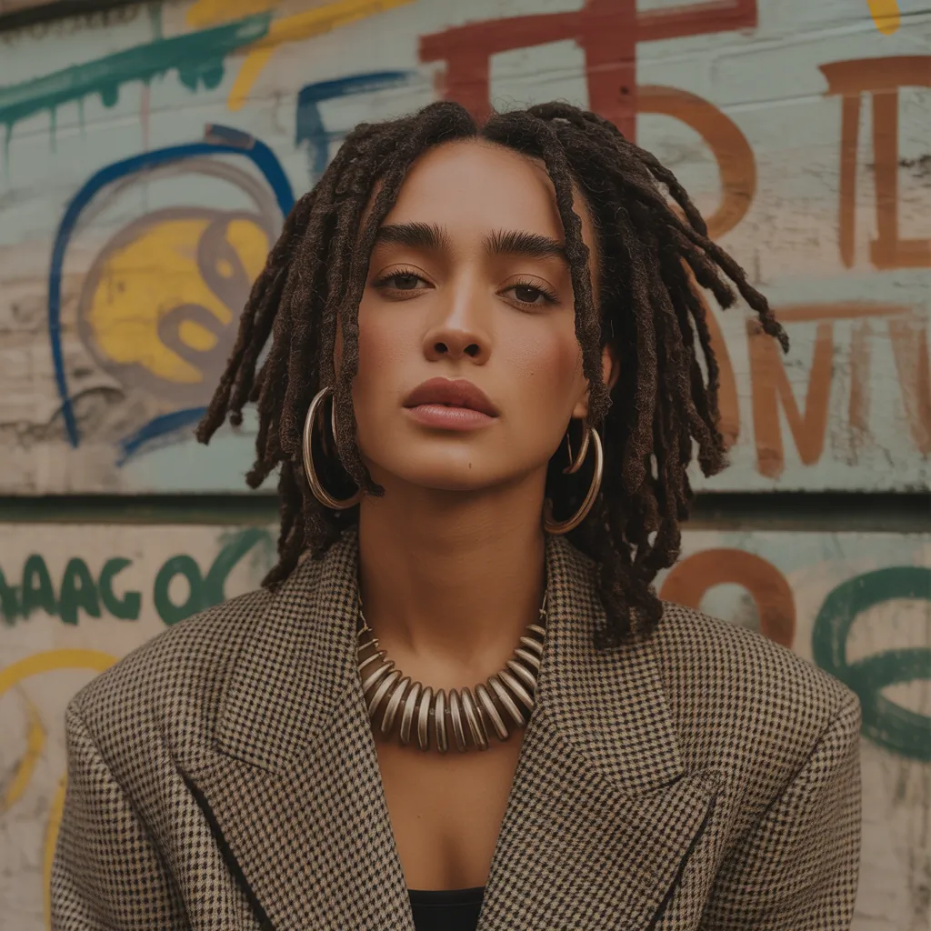 loc hairstyles for women no retwist