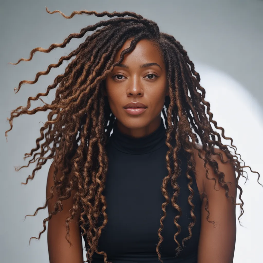 loc hairstyles for women no retwist