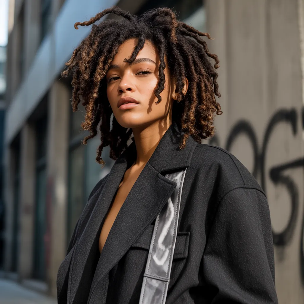 loc hairstyles for women no retwist