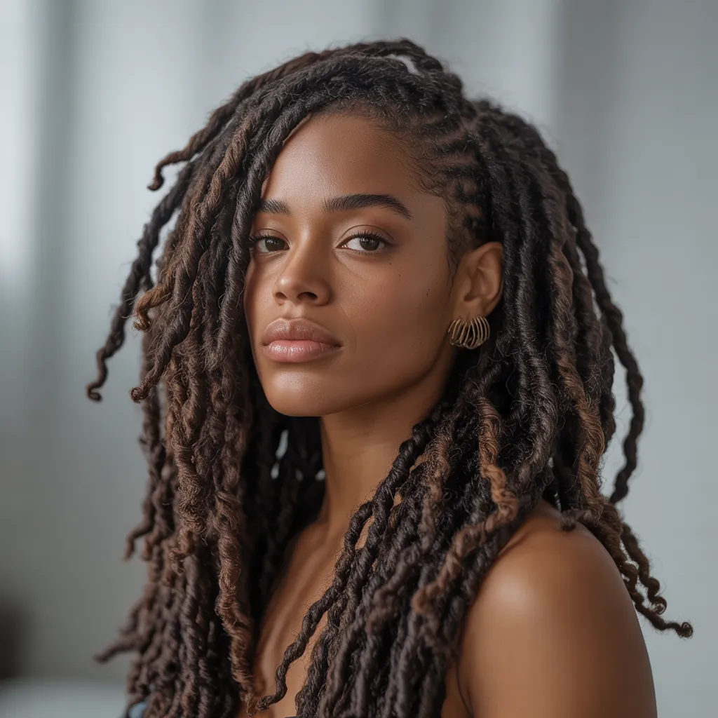 loc hairstyles for women no retwist