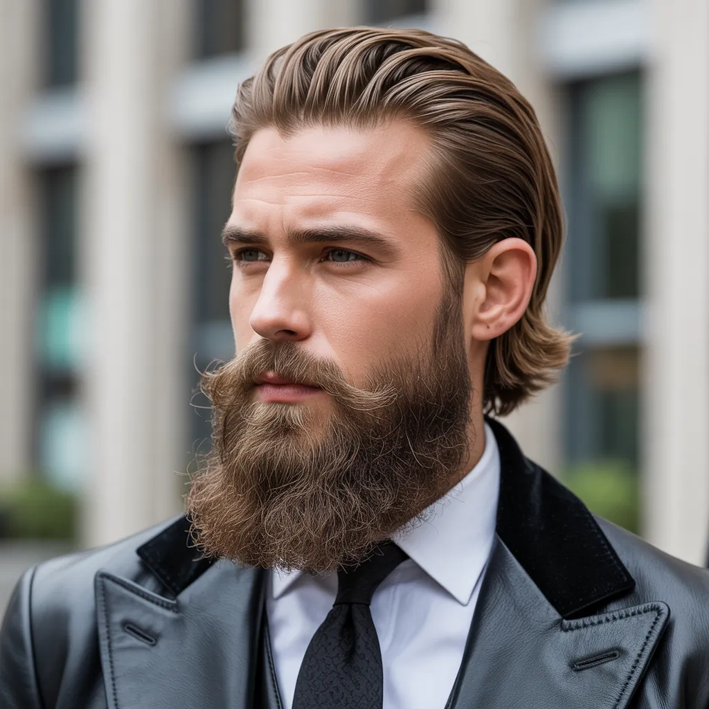 long beard hairstyles for men