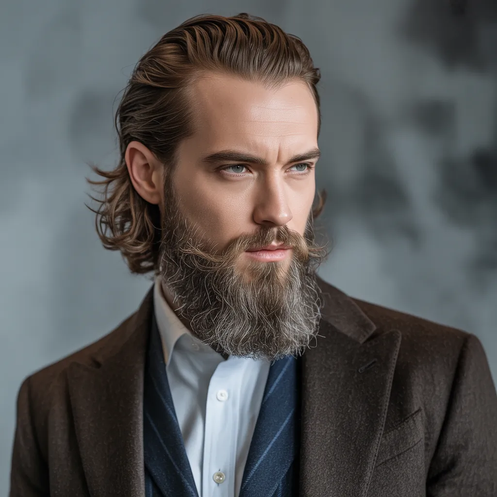 long beard hairstyles for men