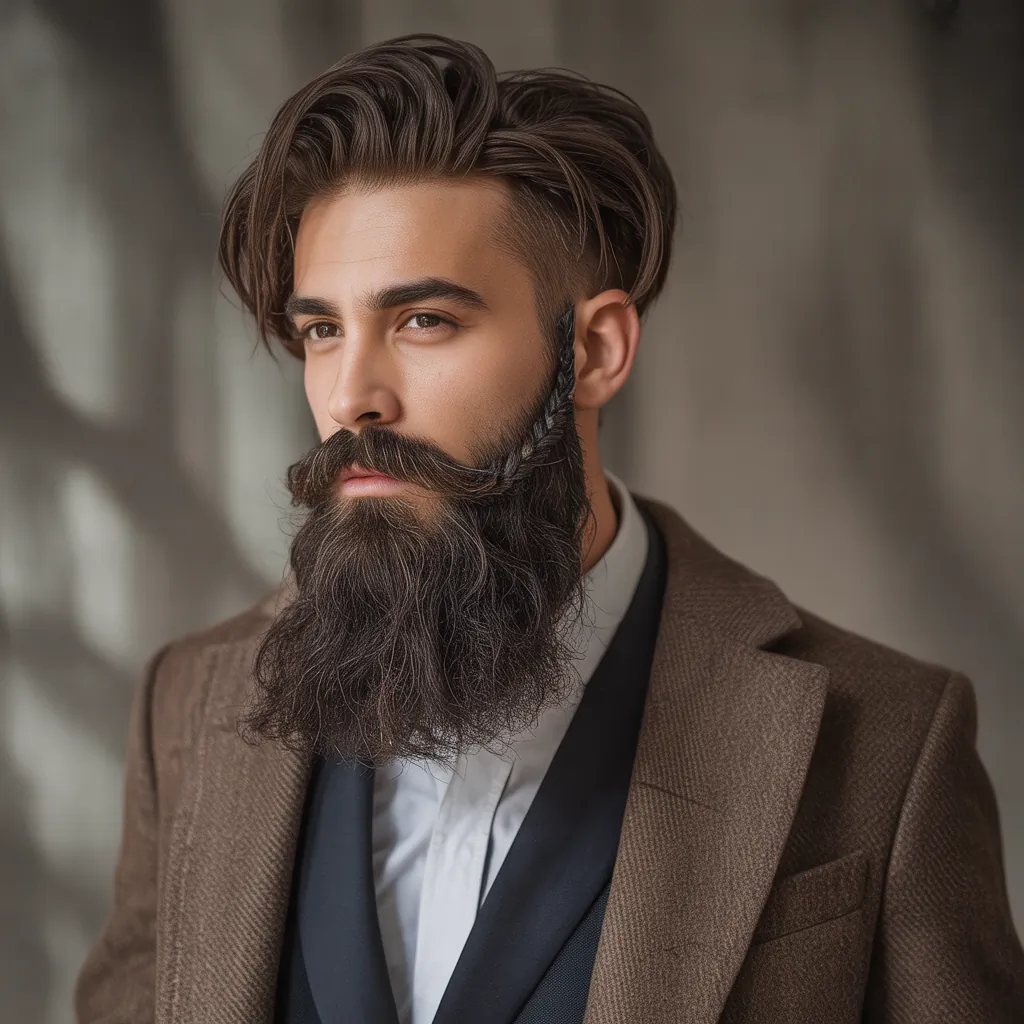 long beard hairstyles for men