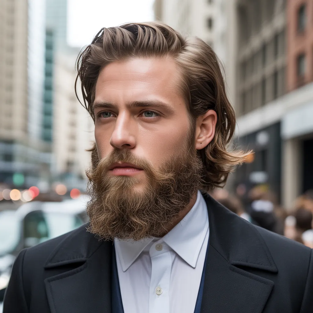 long beard hairstyles for men