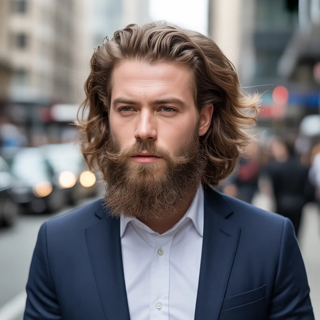 long beard hairstyles for men