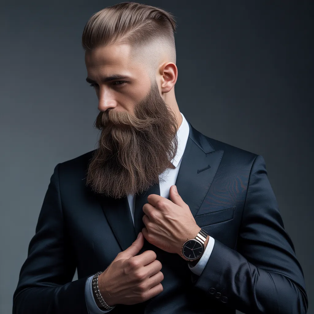 long beard hairstyles for men
