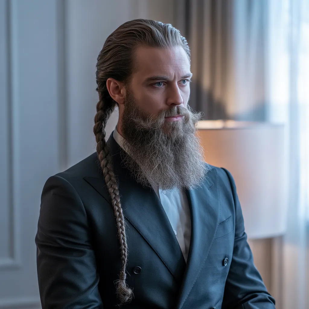 long beard hairstyles for men