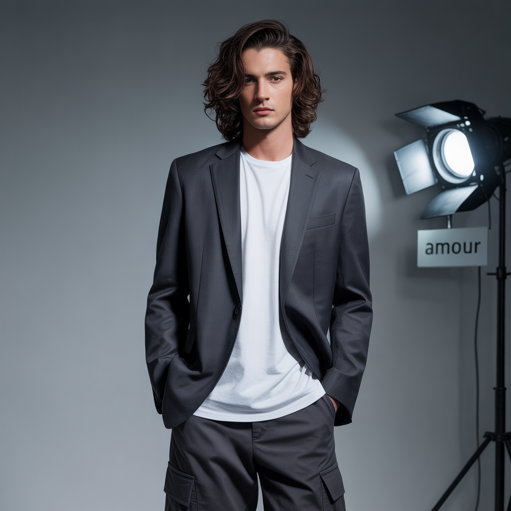 long wavy hairstyles men