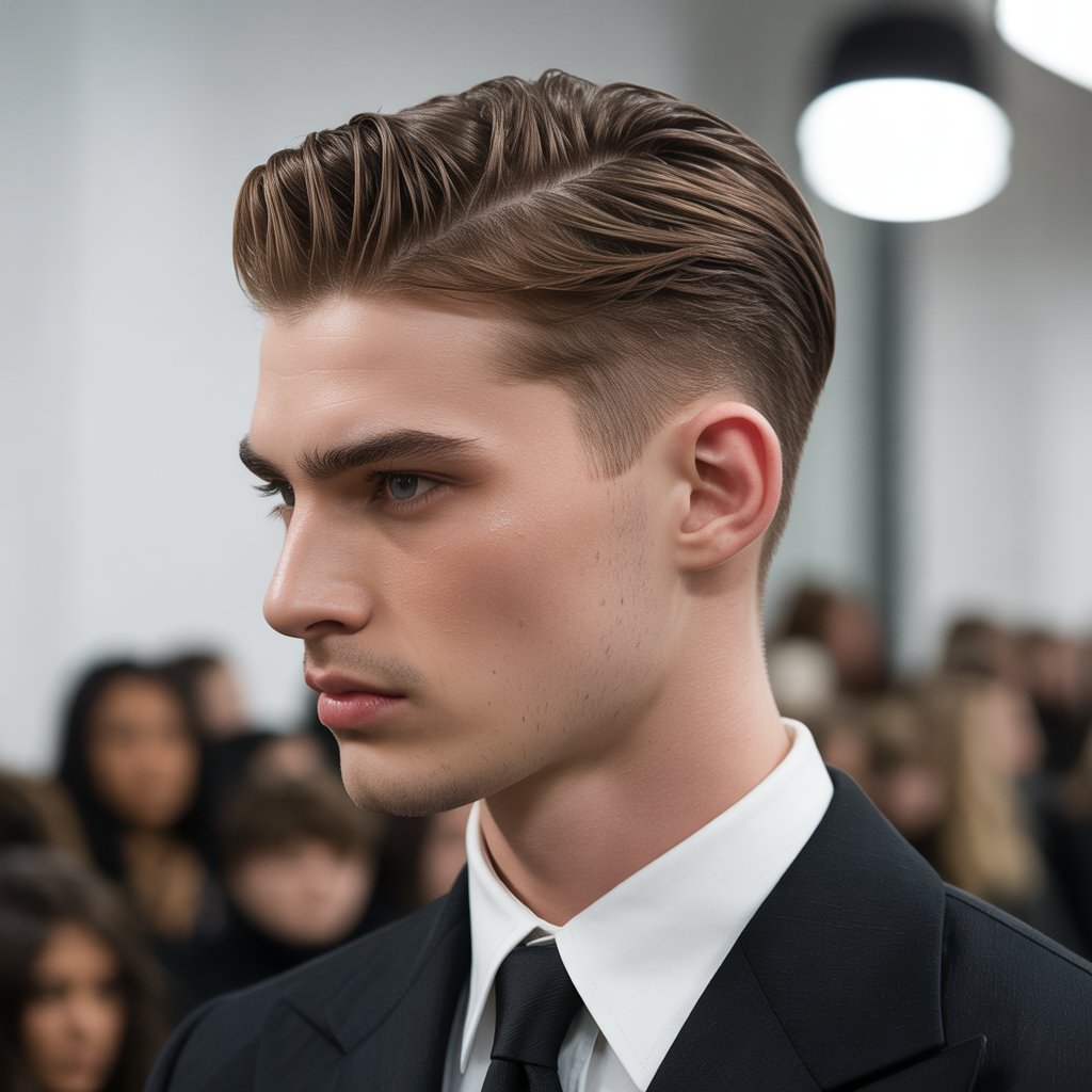 male model hair