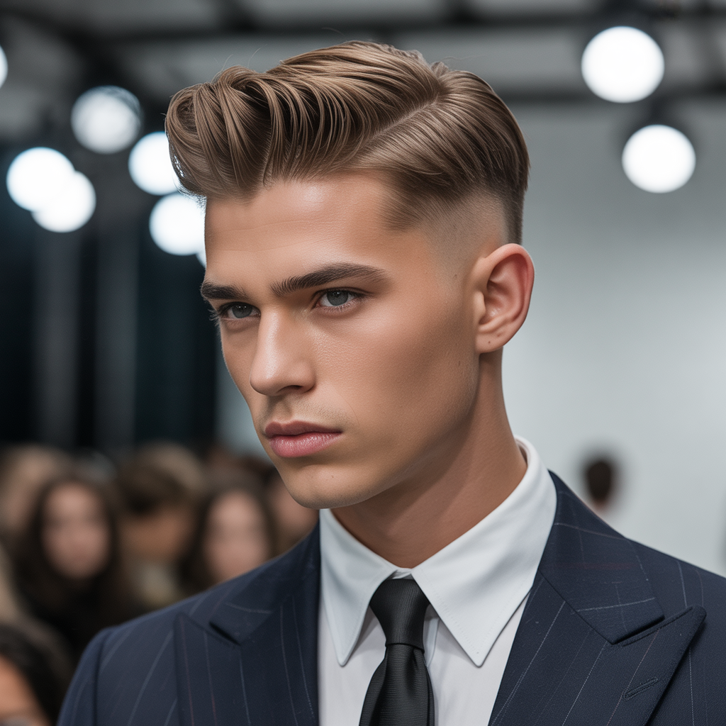 male model hair