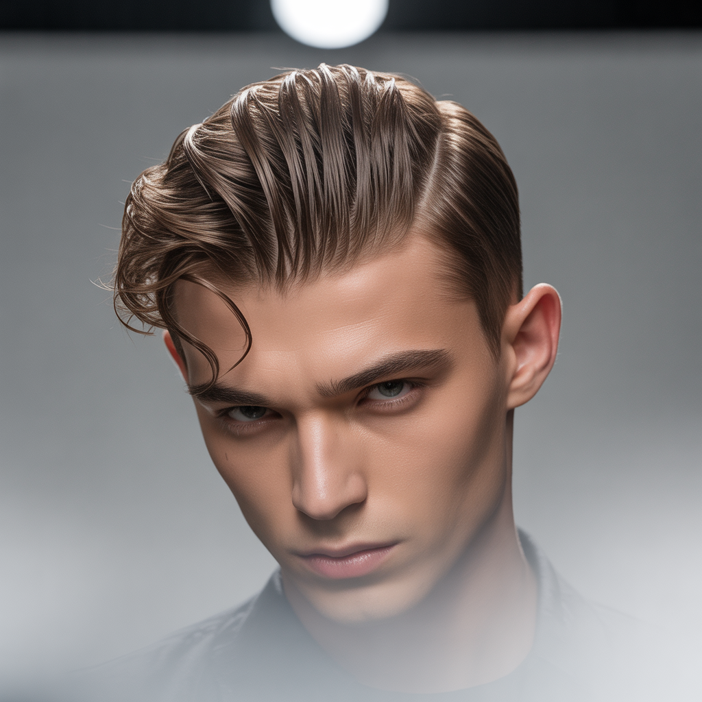 male model hair