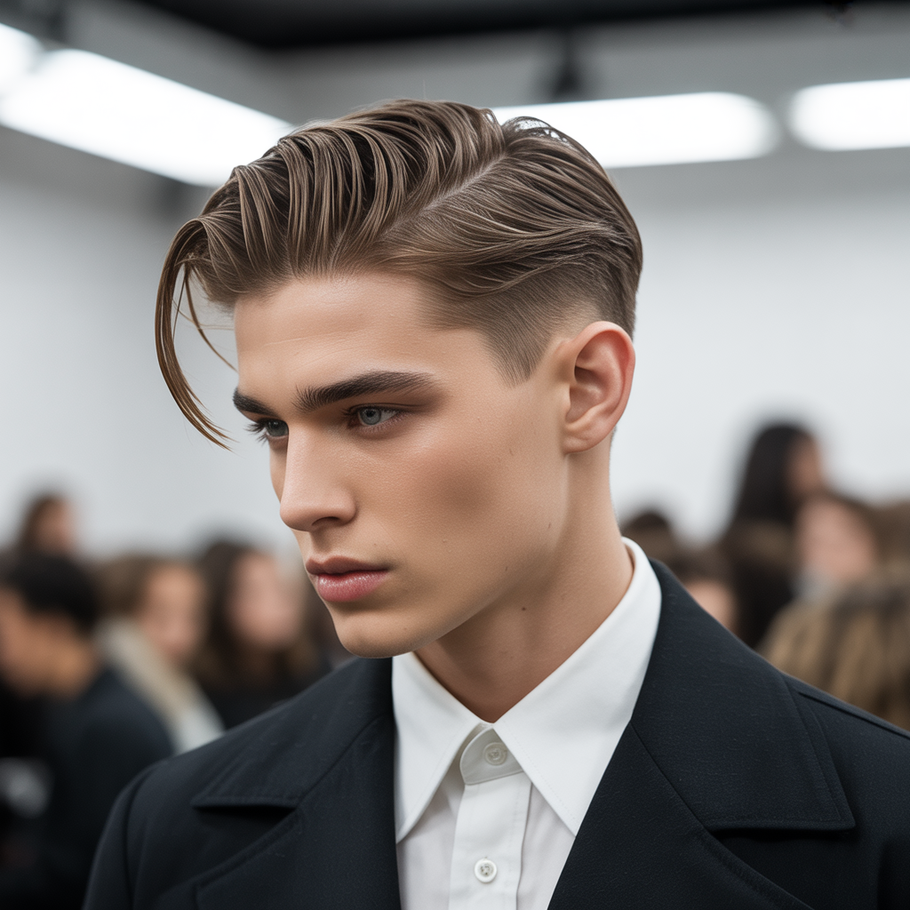 male model hair