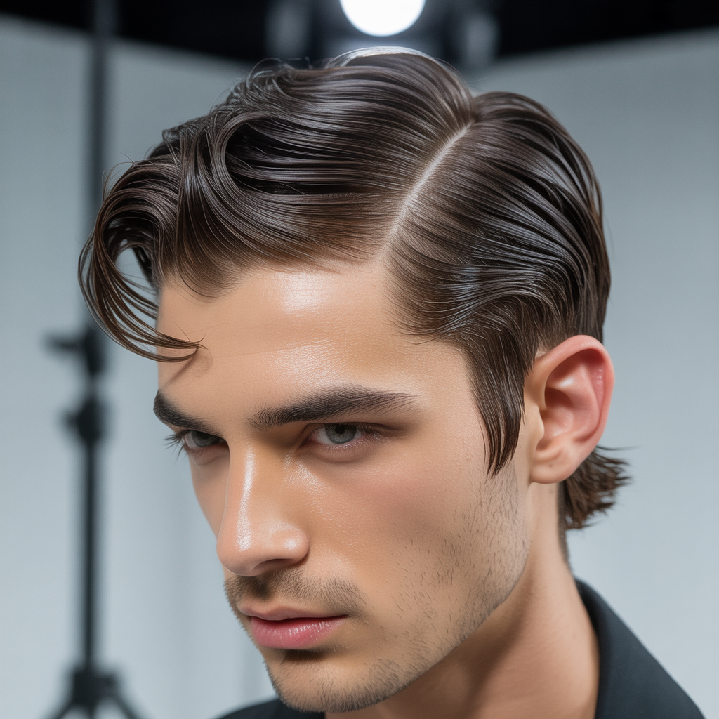 male model hair