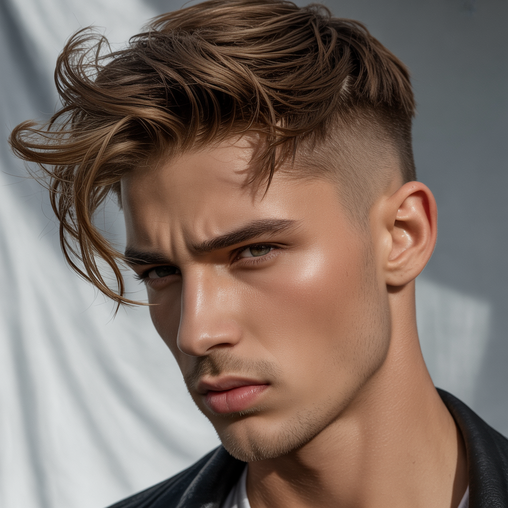 male model hair