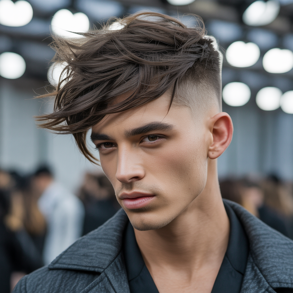 male model hair