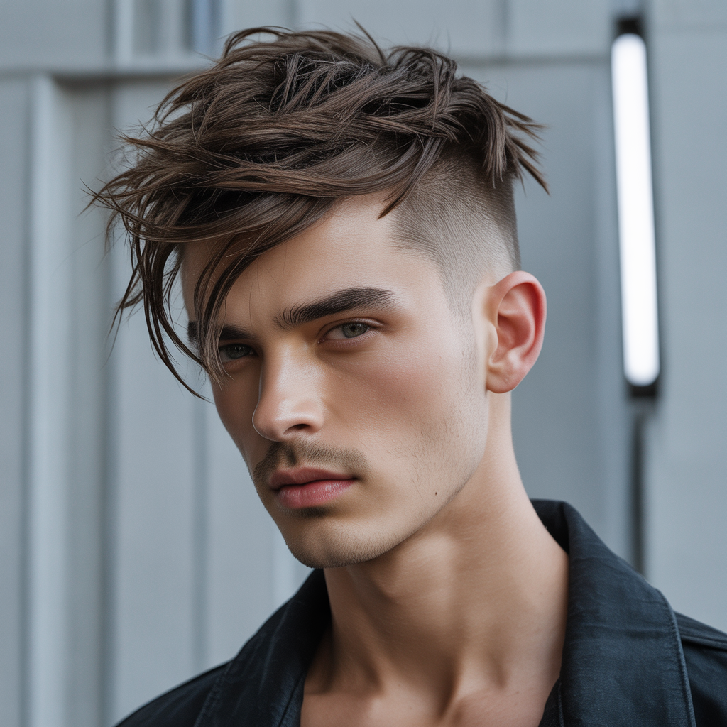 male model hair