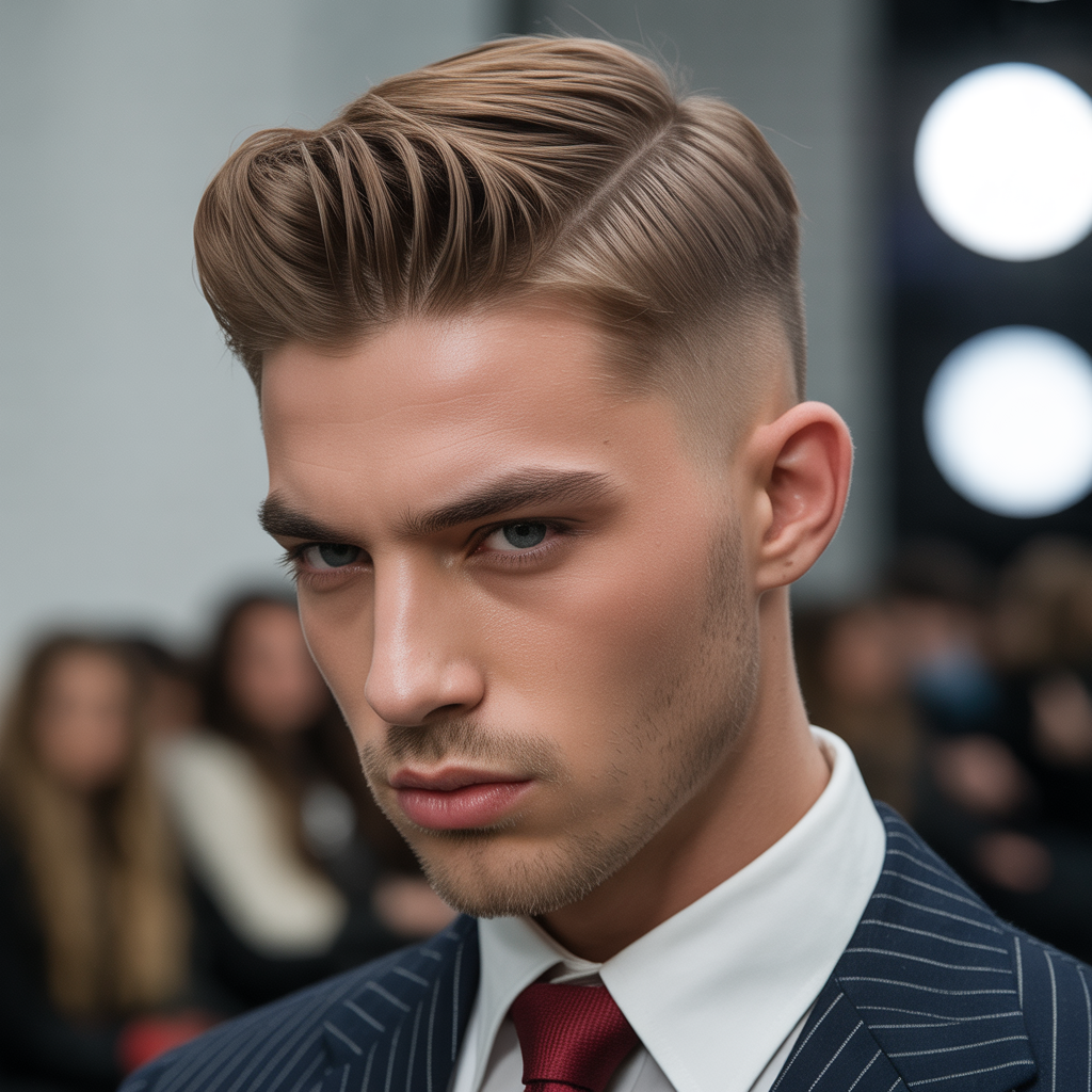 male model hair