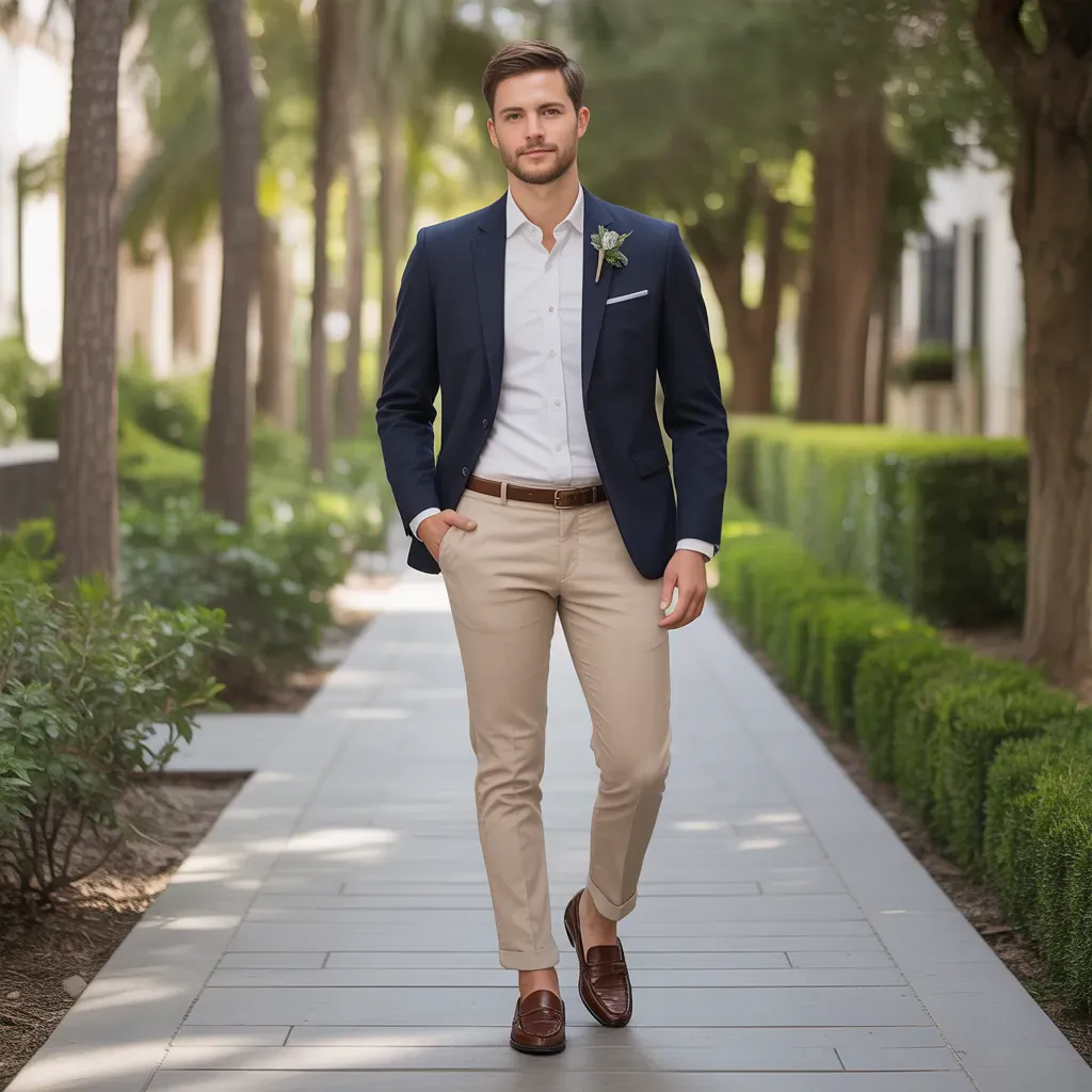 male wedding guest outfit