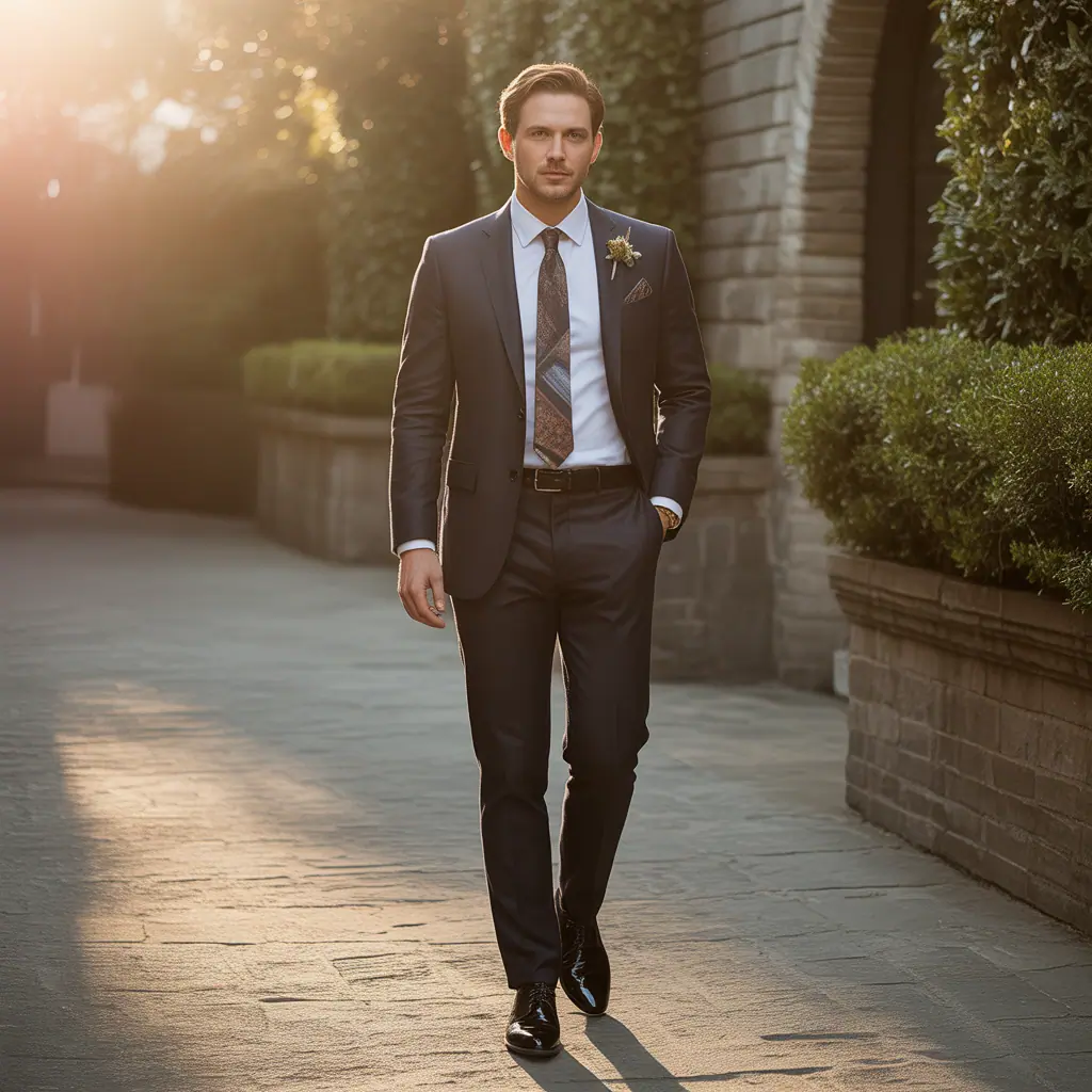 male wedding guest outfit