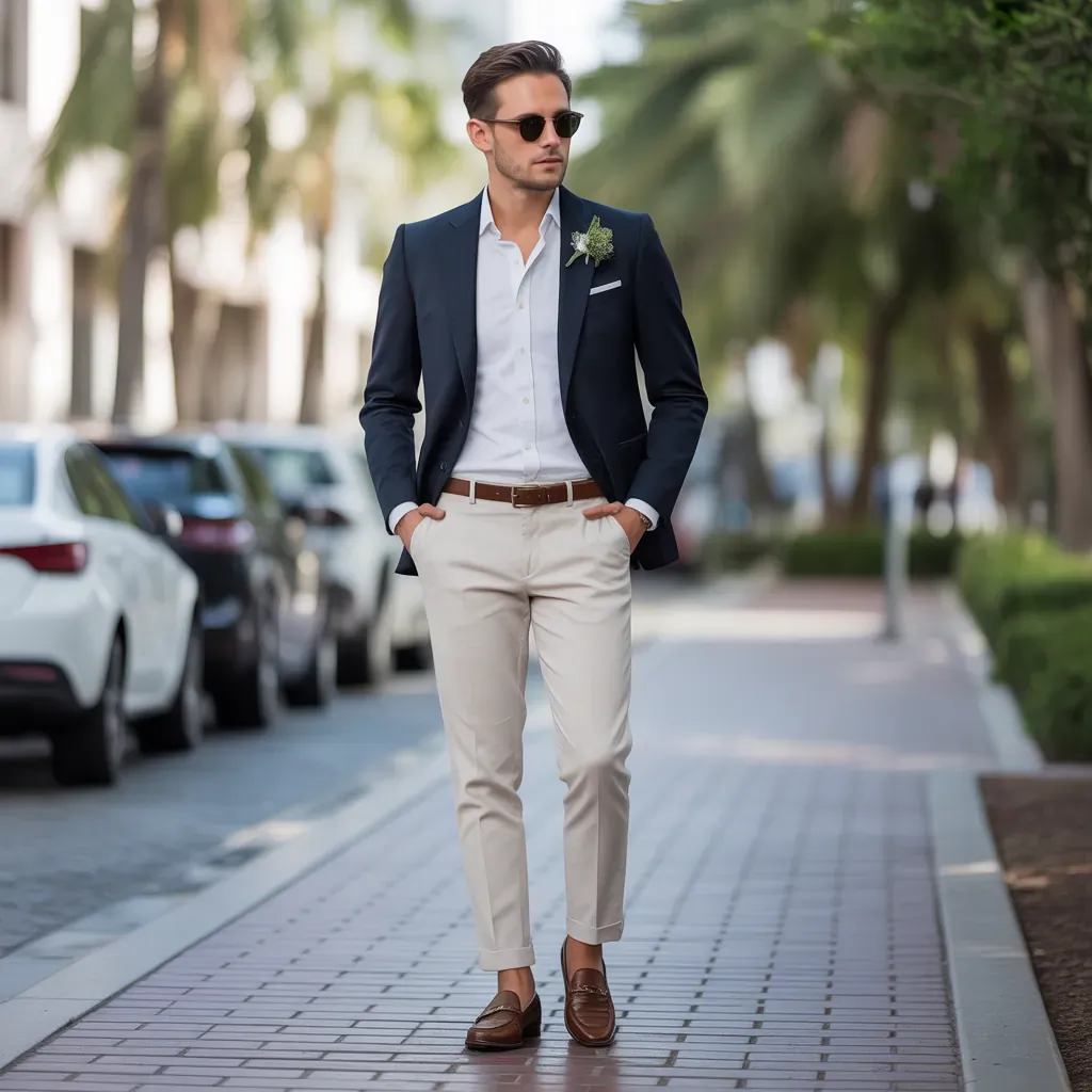 male wedding guest outfit