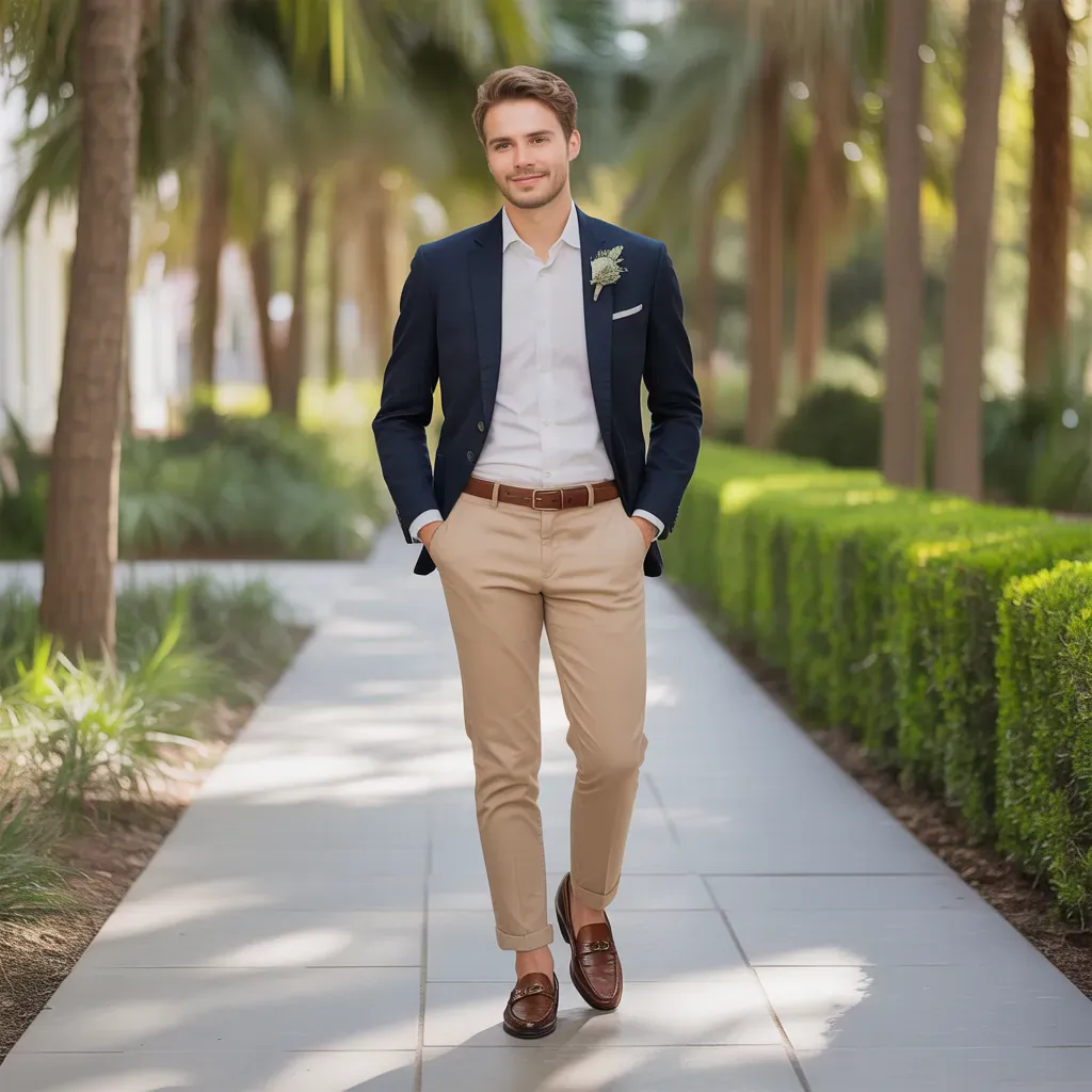 male wedding guest outfit