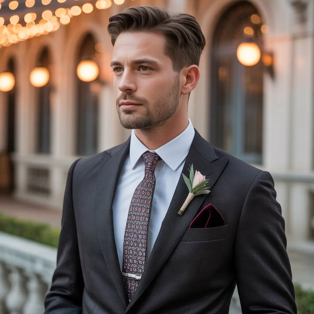 male wedding guest outfit