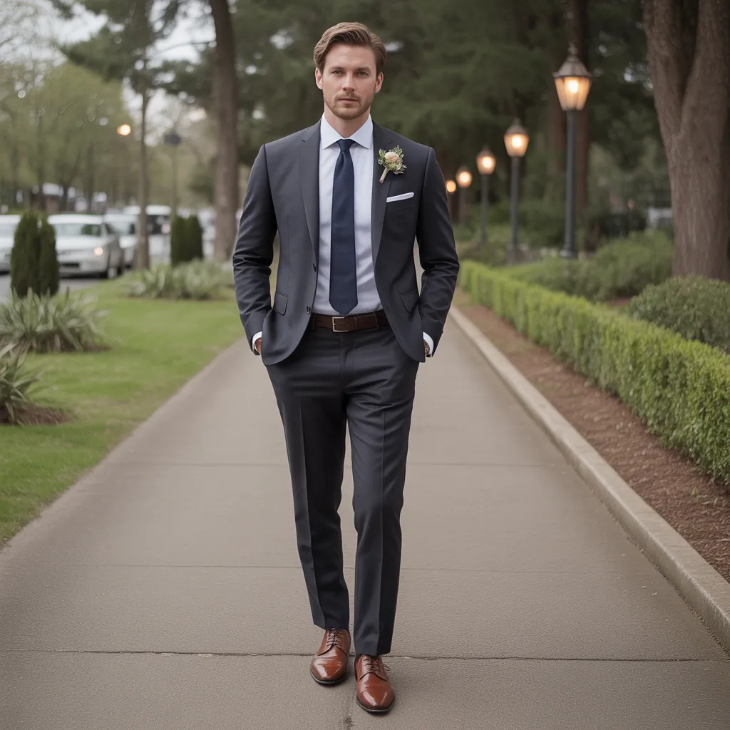 male wedding guest outfit