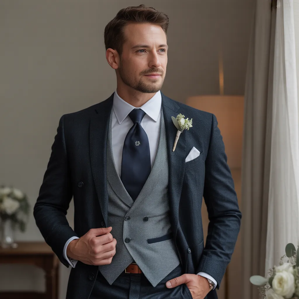 male wedding guest outfit