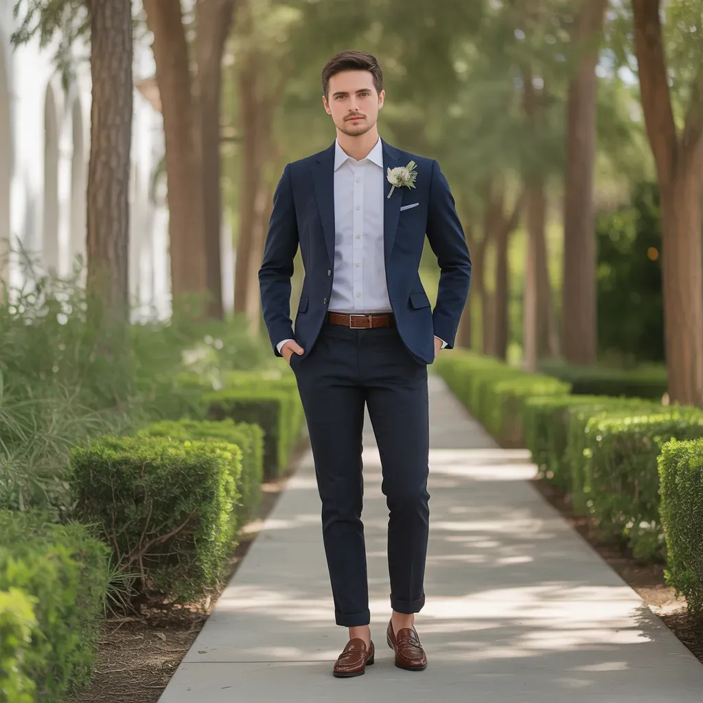 male wedding guest outfit