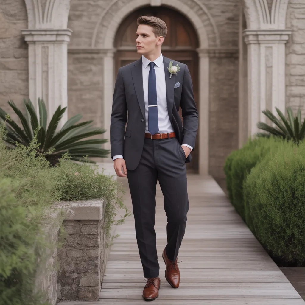 male wedding guest outfit
