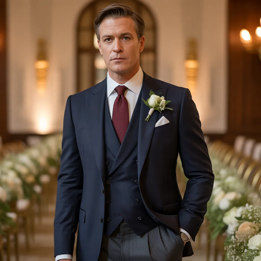 male wedding guest outfit