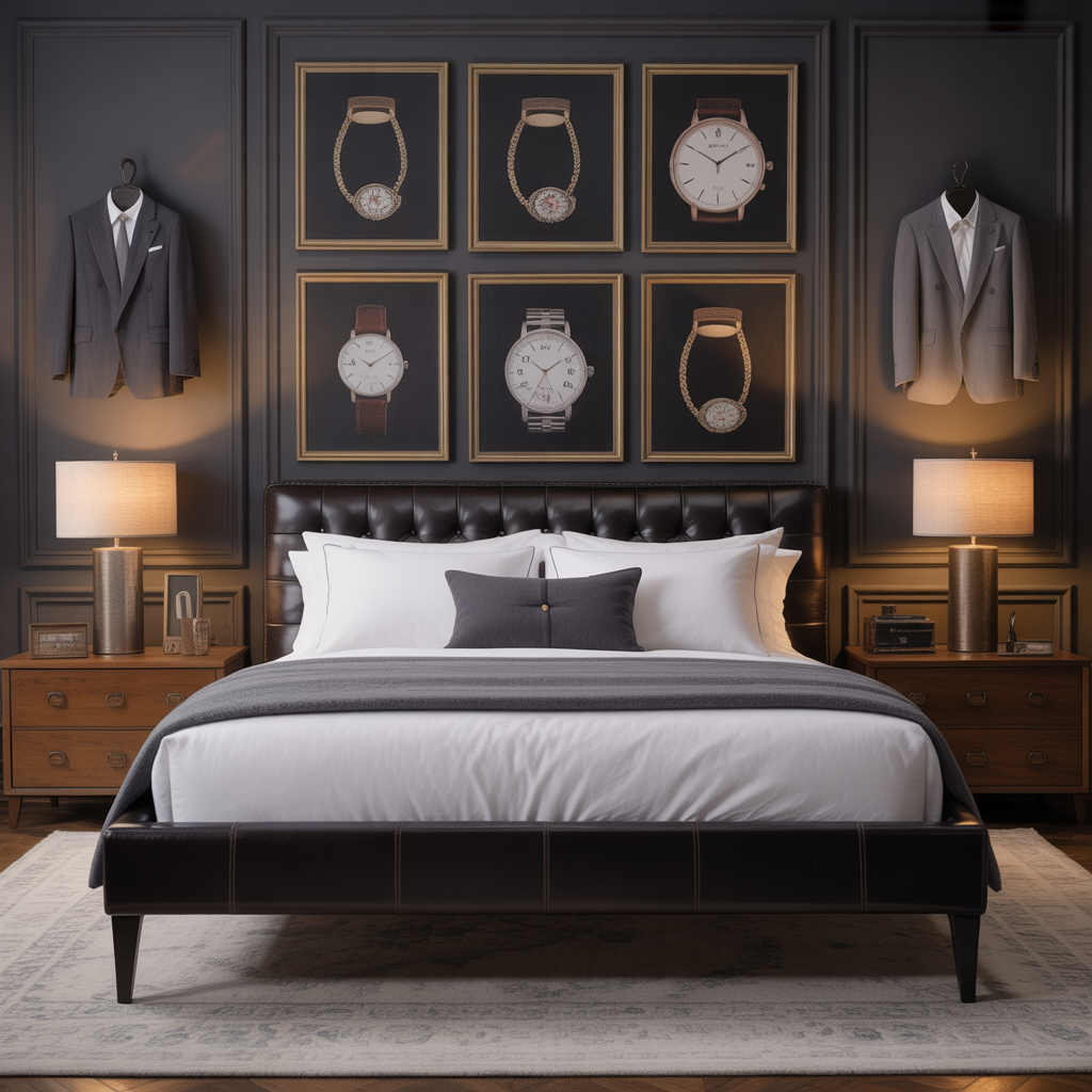 masculine bedroom decor ideas
