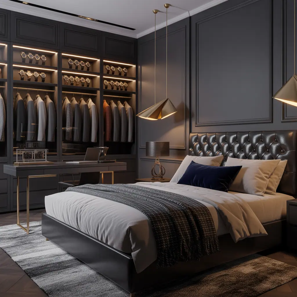 masculine bedroom decor ideas