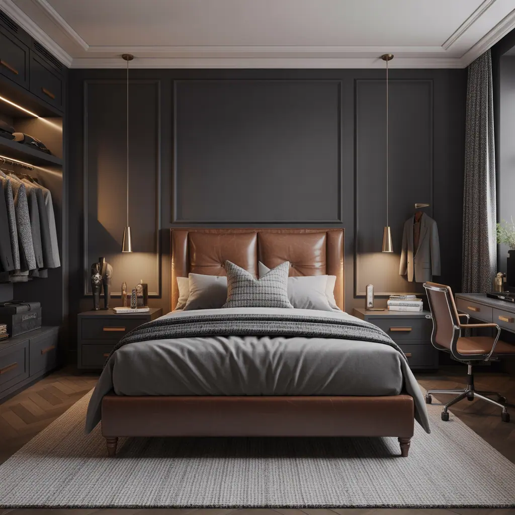 masculine bedroom decor ideas