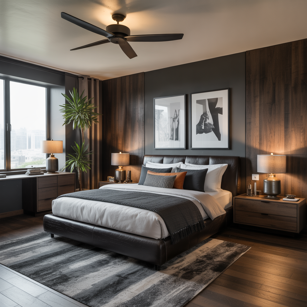 masculine bedroom decor ideas