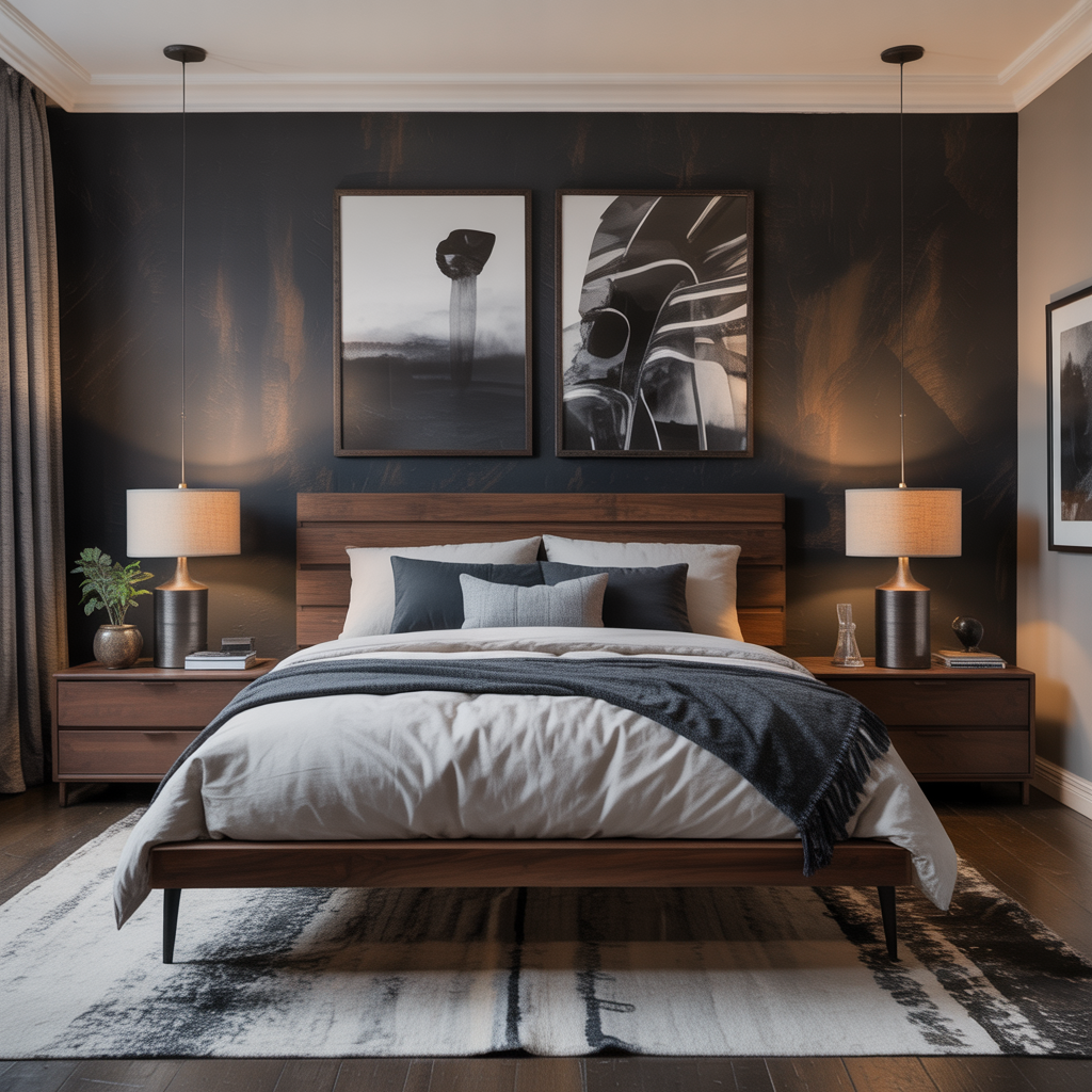 masculine bedroom decor ideas