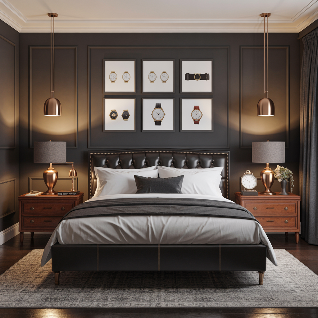 masculine bedroom decor ideas