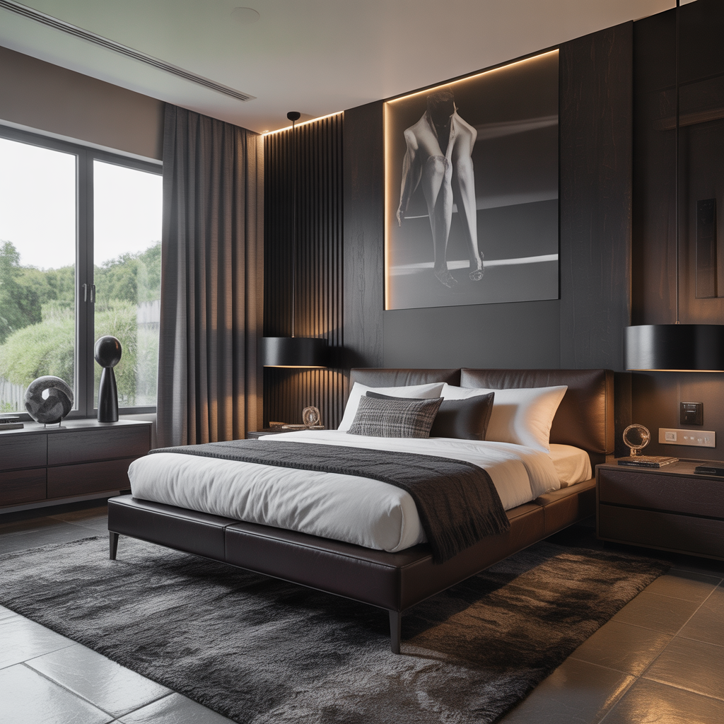 masculine bedroom decor ideas