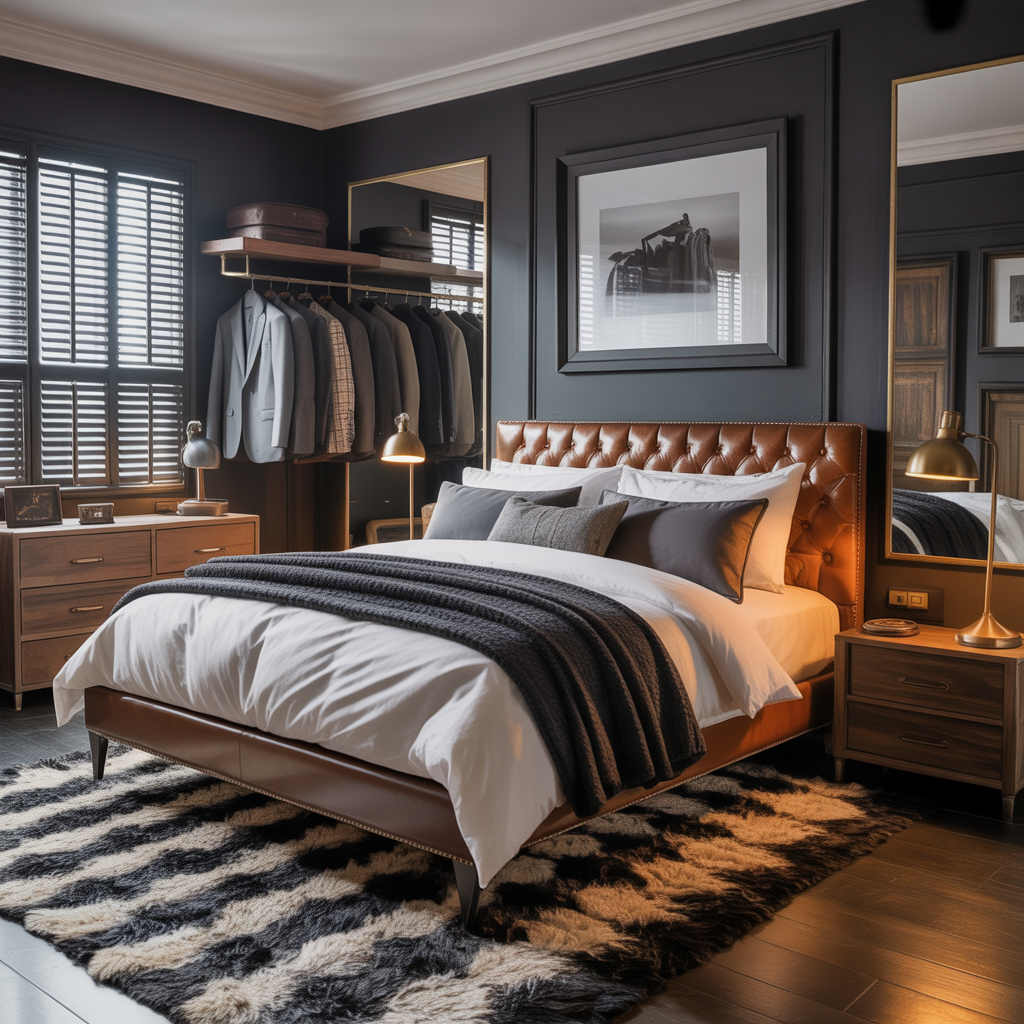 masculine bedroom decor ideas