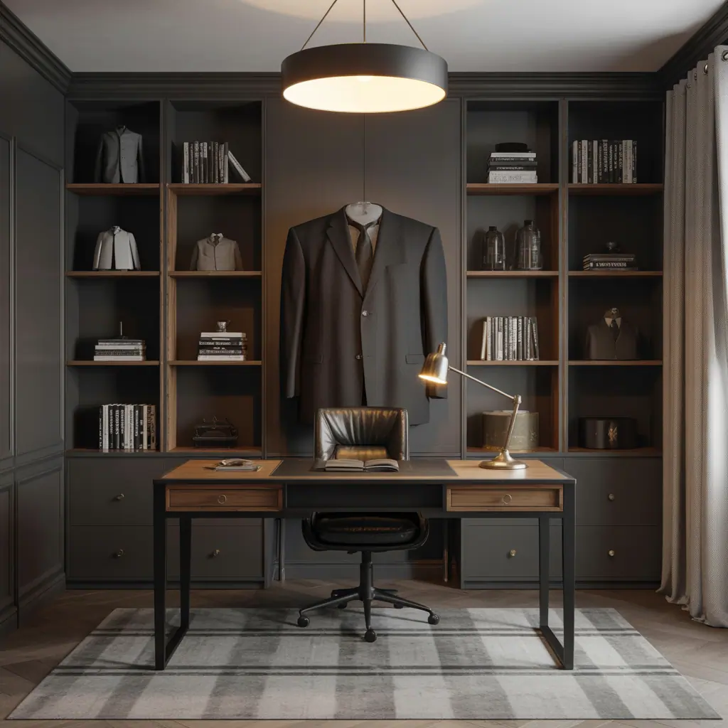 masculine home office decor ideas